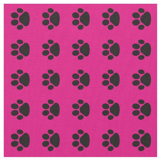 TISSU PATTES DE CHIEN/CHAT TYG (Närbild)