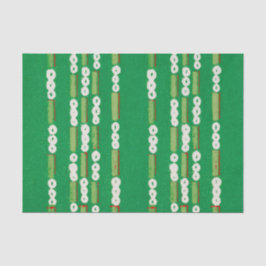 TISSUE PAPER JAPANESE WOODBLOCK MÖNSTER I GRÖNT