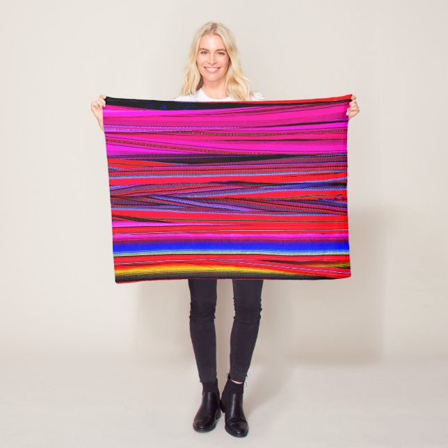 Tissus guatémaltèques : trésor de Chichicastenango Fleecefilt (På plats)