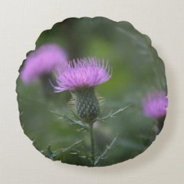 Tistelfyllning Rund Kudde