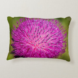 Tistelgarvning i mjölk prydnadskudde