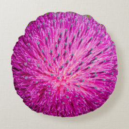 Tistelgarvning i mjölk rund kudde