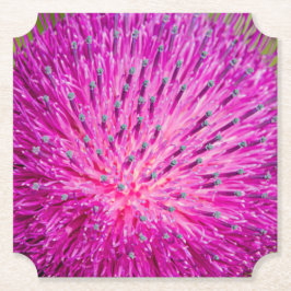 Tistelgarvning i mjölk underlägg papper