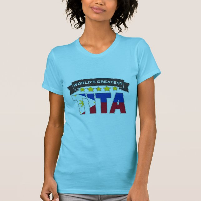 Tita, Ninang, Filipino T-shirt, Filipino Shirt T Shirt (Framsida)
