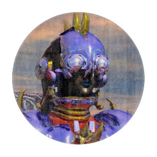 TITAN CYBORG PORTRÄTT Blue Science fiction,Scifi