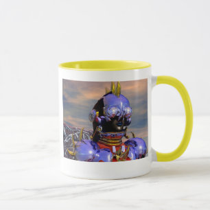 TITAN CYBORG PORTRÄTT Blue Science fiction,Scifi Mugg