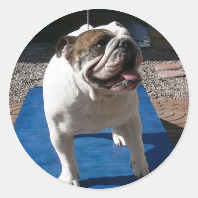 Titan-dekal Runt Klistermärke (Framsida)