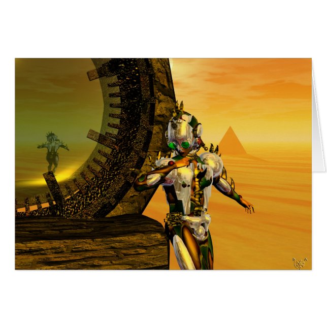 TITAN I HYPERION ÖNSKAN HÄLSNINGSKORT (Framsidan Horizontal)