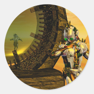 TITAN I HYPERION ÖNSKAN RUNT KLISTERMÄRKE