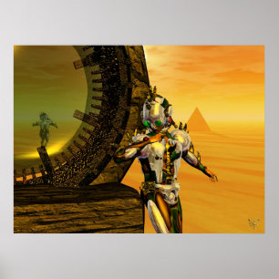 TITAN I HYPERIONS ÖKEN,Science Fiction Poster