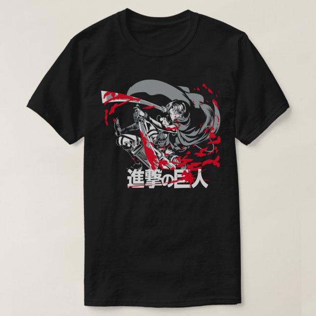 Titan Intense Levi Ackerman T Shirt (Design framsida)