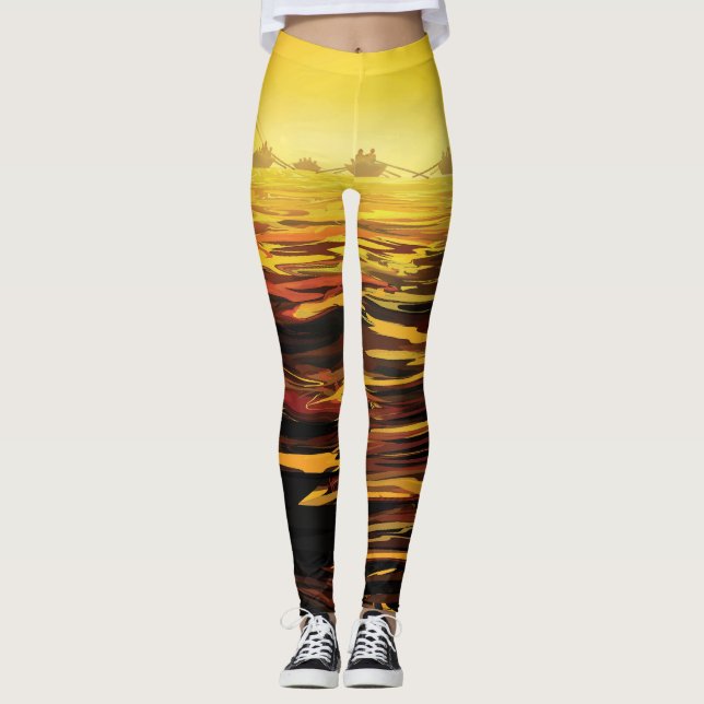 Titan Saturnus största måne Leggings (Framsida)