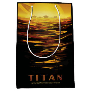 Titan största måne i Planet Saturn