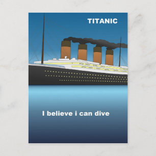 titandisk vykort