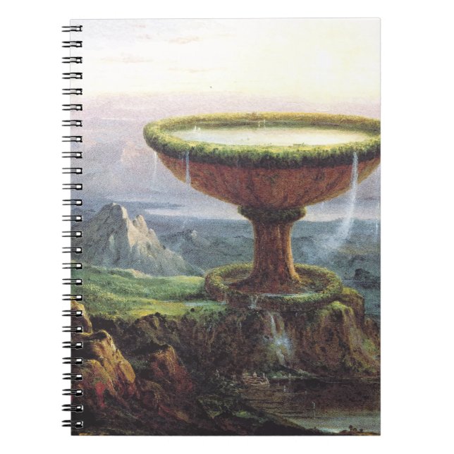 Titanens bägare av Thomas Cole Anteckningsbok (Framsidan)