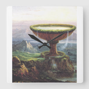 Titanens bägare av Thomas Cole Fyrkantig Klocka