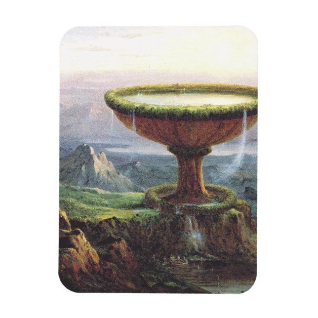 Titanens bägare av Thomas Cole Magnet (Vertikal)