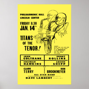 Titaner från Tenor vid Lincoln Center Poster
