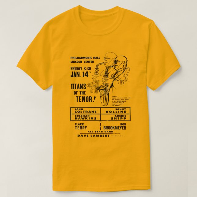 Titaner från Tenor vid Lincoln Center T Shirt (Design framsida)