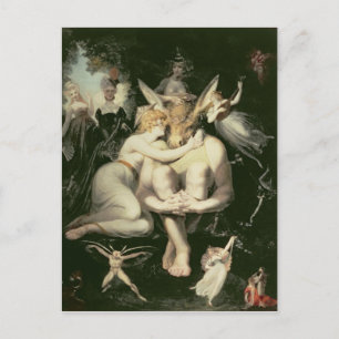 Titania Awakes, omringad av Attendant Vykort