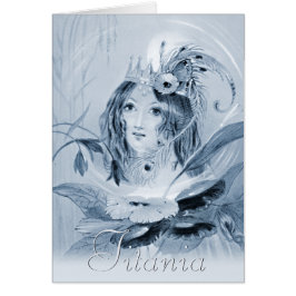 Titania (Meadows, Shakespeare) CC0515-mjölkkort Hälsningskort