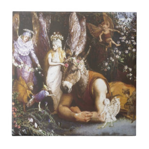 Titania och Grund, Midsommar Night's Dream Kakelplatta