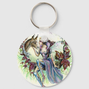 Titania och grund nyckelring