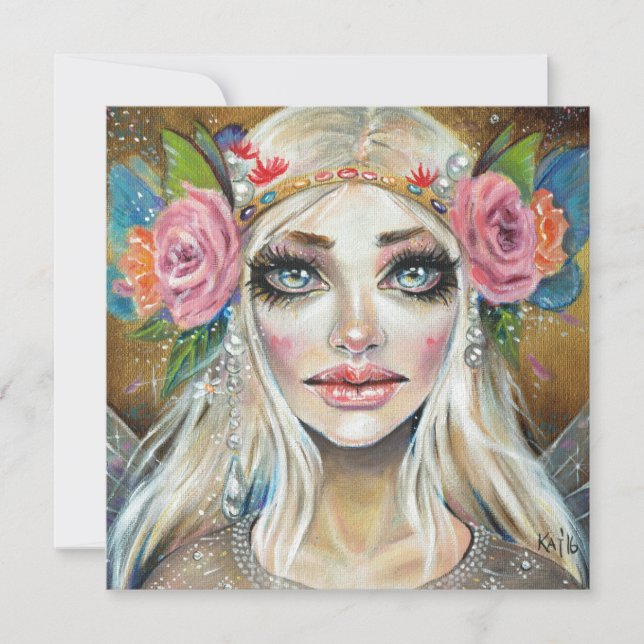 Titania Queen of the Älvors Original Art (Framsida)