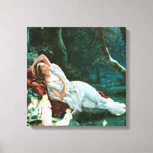 Titania Spipande i Moonlight Simmons Fae Art Canvastryck