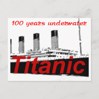 Titanic: 100 år Undervatten Vykort