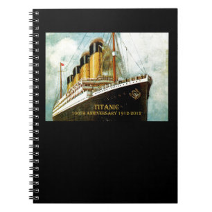 Titanic 100. årsdag för RMS Anteckningsbok Med Spiral