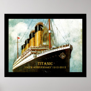 Titanic 100. årsdag för RMS Poster