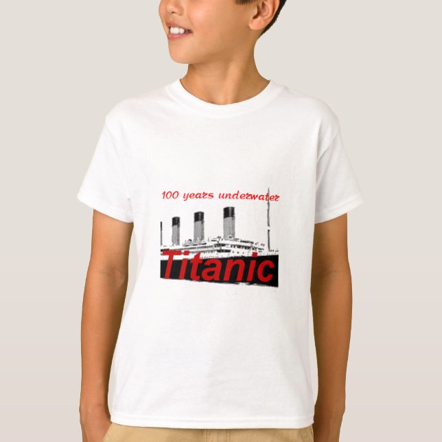 Titanic: 100 undervattens- år tröja (Framsida)