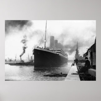 Titanic 10 april 1912 poster