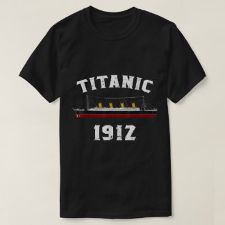 Titanic 1912 Vintage Fartygsdesign T Shirt