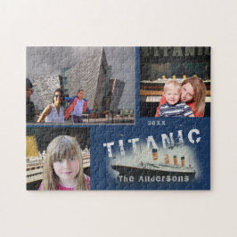 Titanic Anpassningsbar Family Three Photo Collage Pussel