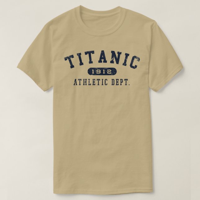 Titanic Athletic Dept T Shirt (Design framsida)