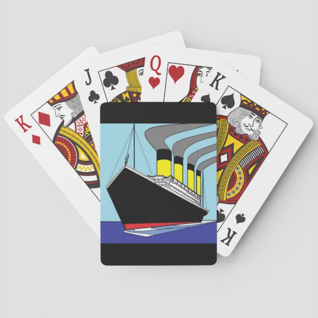 Titanic baralho casinokort (Baksidan)