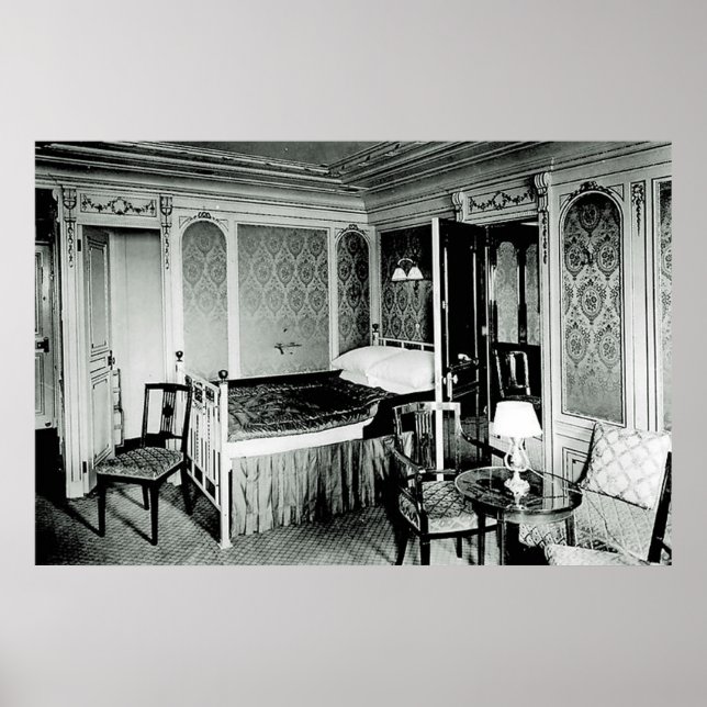 Titanic Bedroom Suite Photo Poster (Framsidan)