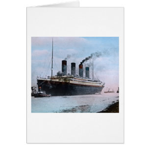 Titanic Belfast Irland vintage för RMS Hälsningskort