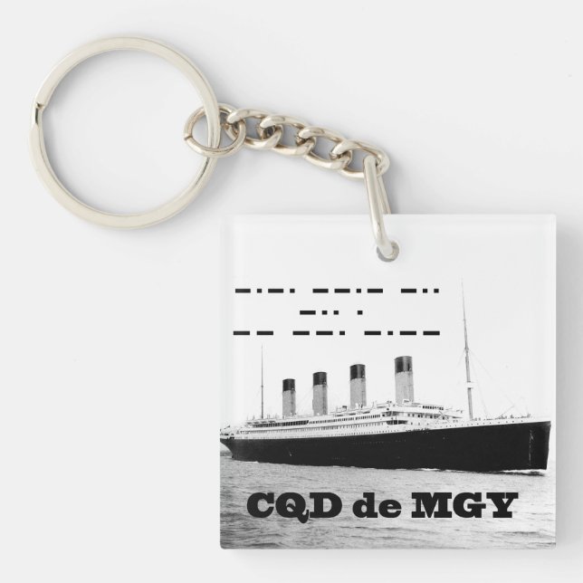 Titanic CQD de MGY Trådlösa Distress Signal (Framsidan)