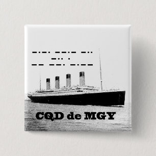 Titanic CQD de MGY Trådlösa Distress Signal Knapp