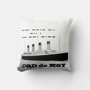 Titanic CQD de MGY Trådlösa Distress Signal Kudde