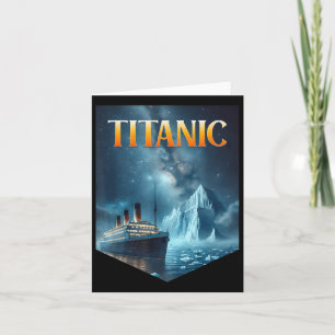 Titanic Cruise Frakt Iceberg 1912 Rms Voyage Manar Kort