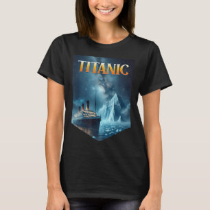 Titanic Cruise Frakt Iceberg 1912 Rms Voyage Manar T Shirt