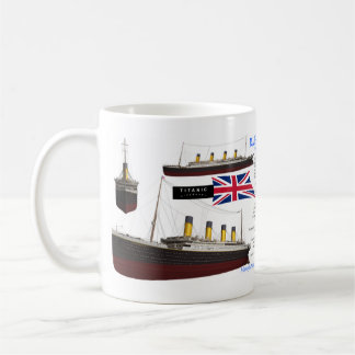 Titanic, den mest berömd frakten i världen kaffemugg