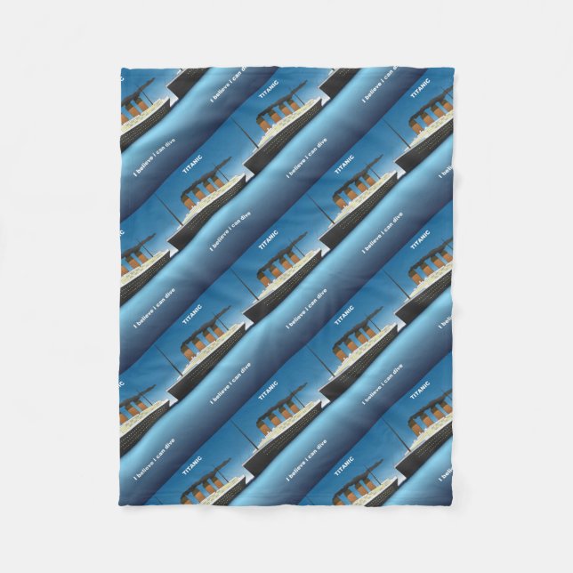 titanic dive fleecefilt (Framsidan)