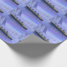 Titanic fartyg som sjunker - 3D framför