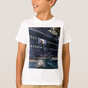 Titanic flykt för RMS till lifeboatsna snabbt! T-shirt