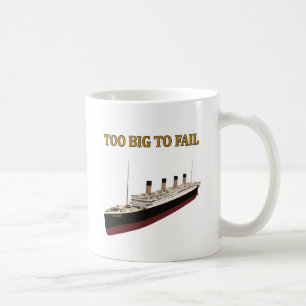 Titanic för stort som misslyckas kaffemugg